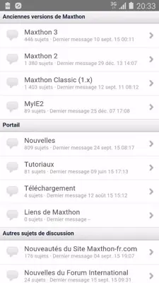 Maxthon Support Francophone android App screenshot 6